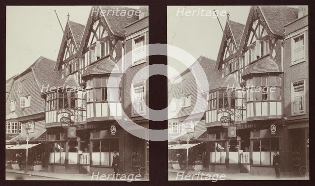 Old George Inn, 17 High Street, Salisbury, Wiltshire, 1913. Creator: Walter Edward Zehetmayr.
