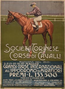 Società Torinese Corse di Cavalli, 1910. Creator: Bernard, R. (active ca 1900-1910).