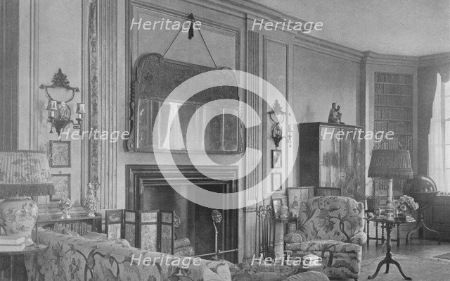 One side of the drawing room, house of Mrs WK Vanderbilt, New York, 1924.  Artist: Unknown.