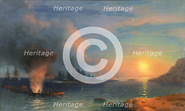 The Battle of Bomarsund, 1858.