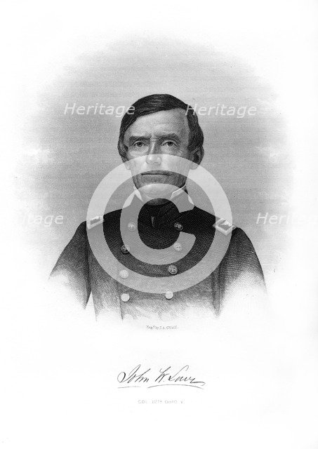 Colonel John W Lowe, American soldier, (1872).Artist: John A O'Neill