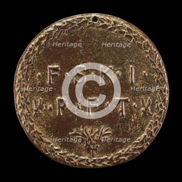 Initials of the Seven Virtues [reverse], c. 1440/1443. Creator: Antonio Marescotti.