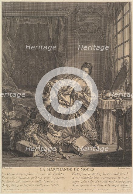 Fashion Merchant, 1746-55. Creator: Rene Gaillard.