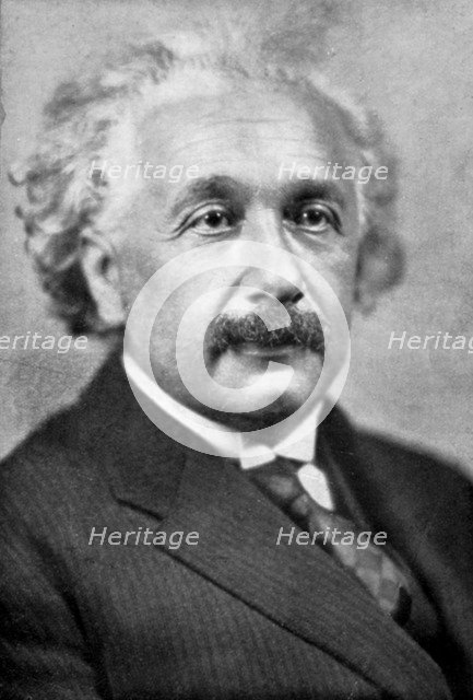 Albert Einstein, German-Swiss mathematician and theoretical physicist, c1930s. Artist: Unknown