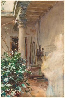The Patio, 1908. Creator: John Singer Sargent (American, 1856-1925).