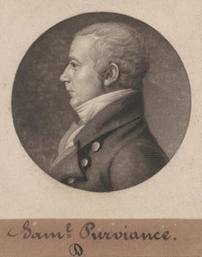 Samuel Dinsmore Purviance, 1805. Creator: Charles Balthazar Julien Févret de Saint-Mémin.