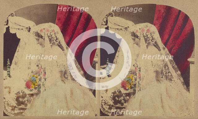 Bride, about 1855. Creator: Alfred Silvester.