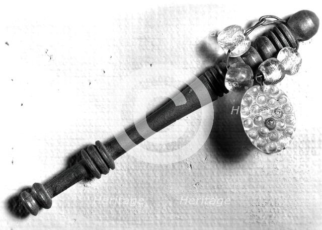 Lace Bobbin, England, 19th century. Creator: Unknown.