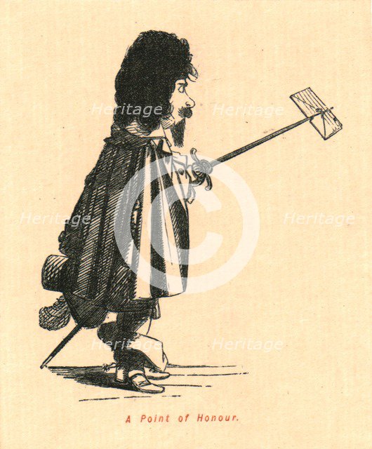'A Point of Honour', 1897.  Creator: John Leech.