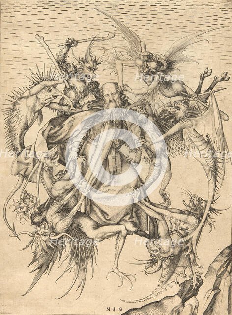 The Temptation of Saint Anthony, 1470–75. Creator: Martin Schongauer.