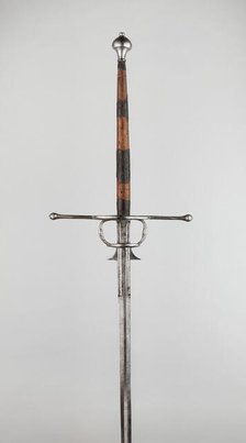 Two-Handed Sword, Germany, East, c. 1600. Creator: Unknown.
