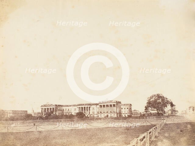 Government House, Calcutta, 1850s. Creator: Unknown.
