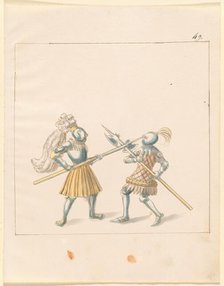 Freydal, The Book of Jousts and Tournament of Emperor Maximilian I: Combats...Plate 146, c1515. Creator: Unknown.