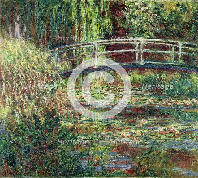 Waterlily Pond, Pink Harmony (Le bassin aux nymphéas, harmonie rose). Artist: Monet, Claude (1840-1926)