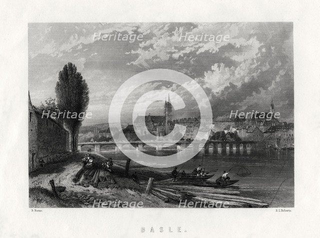 'Basle', Switzerland, 1883. Artist: EL Roberts