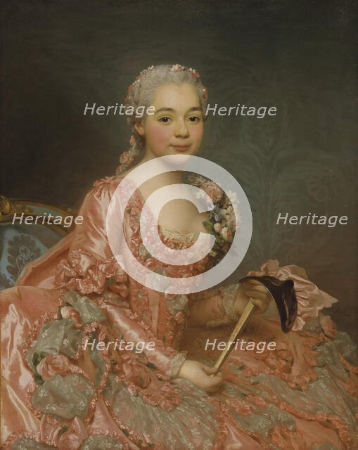 Baroness de Neubourg-Cromière, 1756. Creator: Alexander Roslin.