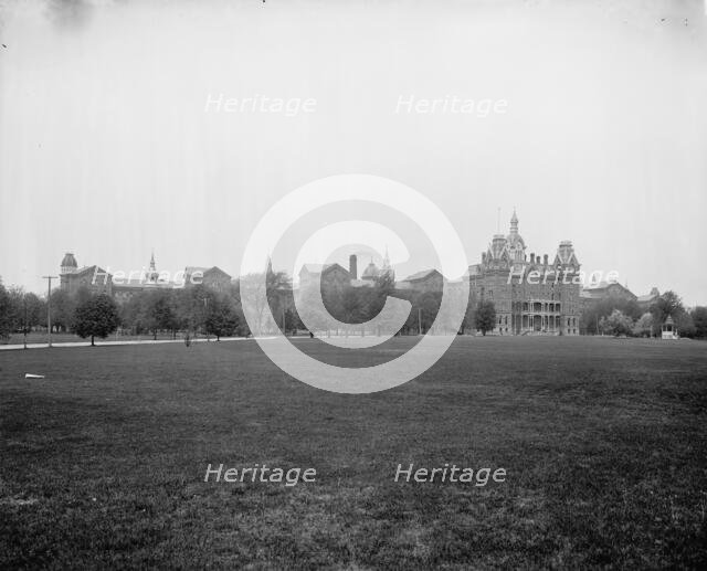 Insane Asylum, Columbus, O[hio], between 1900 and 1906. Creator: Unknown.