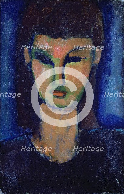 'Young Woman', c1910. Artist: Amadeo Modigliani