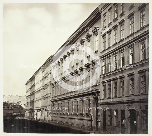 Berggasse No. 16, Palais des Grafen Georg Festetics de Tolna, 1860s. Creator: Unknown.