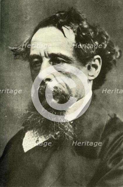 'An Unpublished Photograph of Dickens', 1869, (1910).  Creator: Robert White Thrupp.