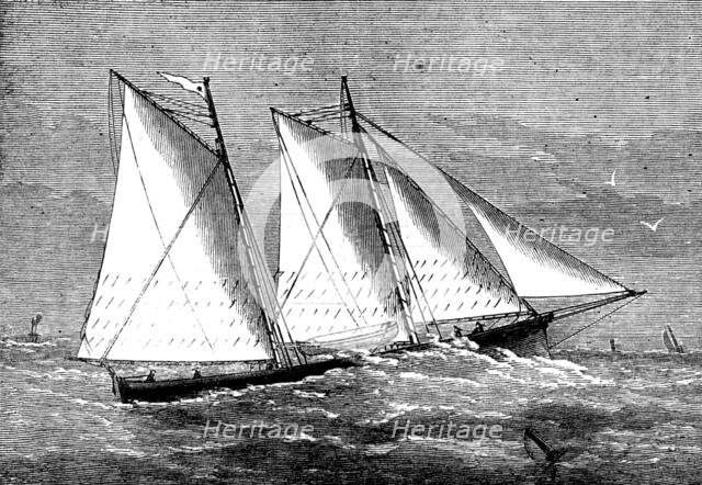 The new life-ship Peronelle, 1873. Creator: Unknown.
