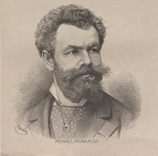 Portrait of the artist Mihály von Munkácsy (1844-1900), 1880. Creator: Schubert, August (1844-1903).