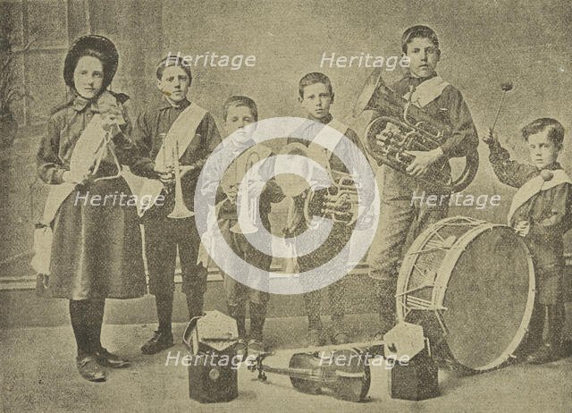 Salvation Army child musicians at Kennington Lane Barracks, London, 1896. Creator: Unknown.