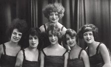 A dance or theatre group, c1900-1929(?).Artist: Jerome Ltd