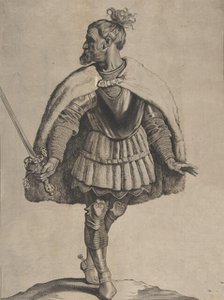 Svevus, from the series Peplus, sive Gothorum, Heruolorum..., 1650. Creator: Cornelis de Visscher.