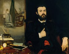 Portrait of the poet Zacharie Astruc, 1866. Creator: Manet, Édouard (1832-1883).