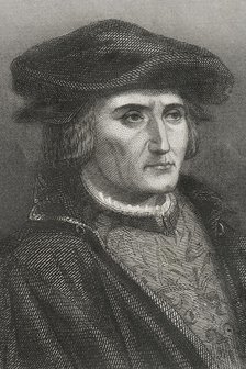 Martin Luther, (1483-1546), German theologian and Augustinian friar, 1856.  Creator: Charles Geoffroy.