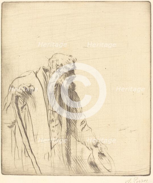 Beggar (Un mendiant). Creator: Alphonse Legros.