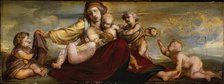 Motherhood - Sketch for fresco panel, c1844. Creator: William Dyce.