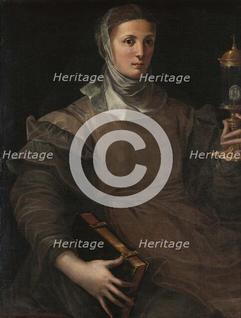 Saint Clare of Assisi, c1530. Creator: Mazzola Bedoli, Girolamo (c. 1500-1569).