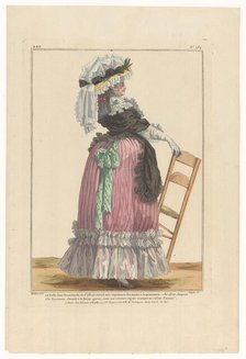 Gallery of French Fashions and Costumes, 1785, aaa. 284: Beauty in uncertainty (...), 1785. Creator: Nicolas Dupin.