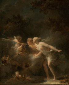 The Fountain of Love, c. 1785. Artist: Fragonard, Jean Honoré (1732-1806)