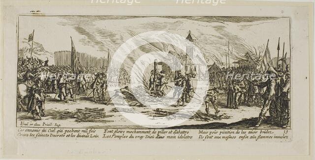 The Stake, plate thirteen from The Large Miseries of War, n.d. Creator: Gerard van Schagen.