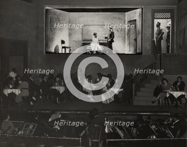 Room upstairs in Chick Turner's Cabaret, 1937. Creator: Unknown.