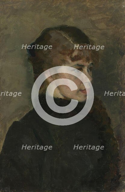 Young Lady, probably 1890. Creator: Christian Krohg.