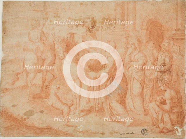 Departure of Tobias, n.d. Creator: Unknown.