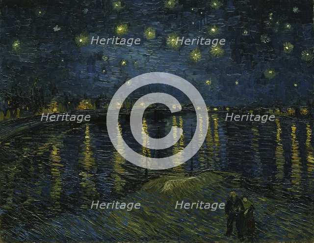 The Starry Night, 1888. Artist: Gogh, Vincent, van (1853-1890)