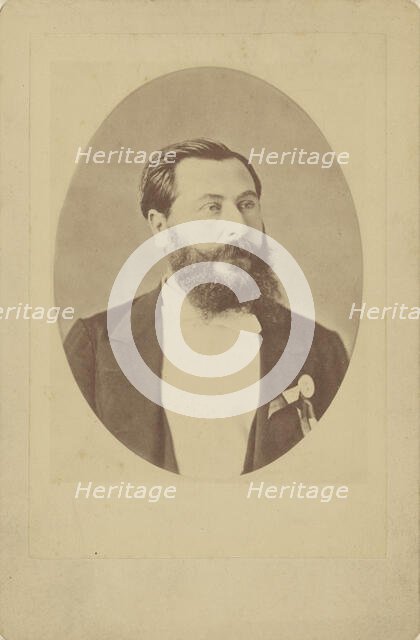 Portrait of the composer Léo Delibes (1836-1891), ca 1885. Creator: Anonymous.