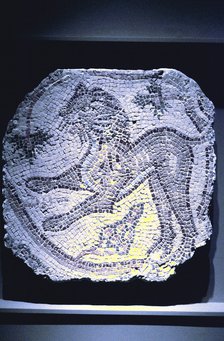 Roman mosaic of a lion. Artist: Unknown