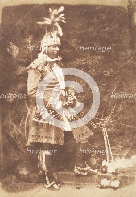 Kahkewaquonaby or Reverend Peter Jones, 1845. Creators: David Octavius Hill, Robert Adamson, Hill & Adamson.