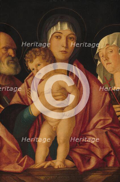 Madonna and Child with Saints, c. 1490/1500. Creator: Giovanni Bellini.