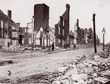 Ruins in Carey Street, Richmond, 1865. Creators: Thomas C. Roche, Alexander Gardner.