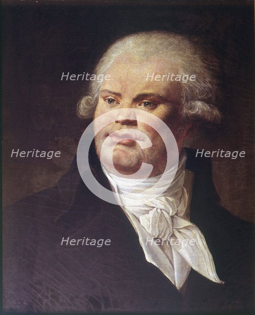 Portrait of Georges Jacques Danton (1759-1794), 1792. Artist: Charpentier, Constance Marie (1767-1849)