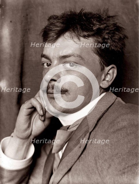 Portrait of Koloman Moser, 1890. Creator: Anonymous.