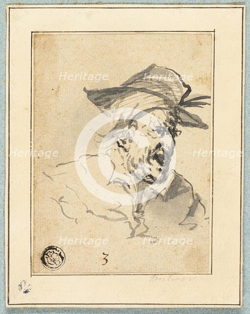 Character Sketch, n.d. Creator: John Hamilton Mortimer.