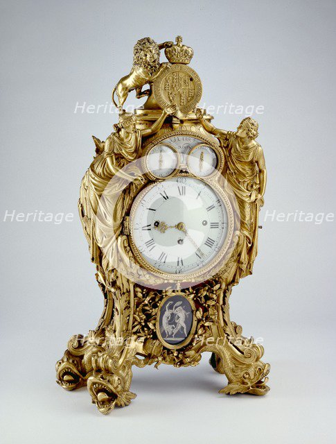 Clock, 1775-1800. Artist: James Cox.